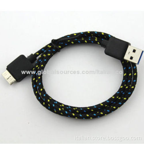 Braid Cable for Samsung Galaxy Note3 S5 I9600, OEM/ODM Orders Welcomed